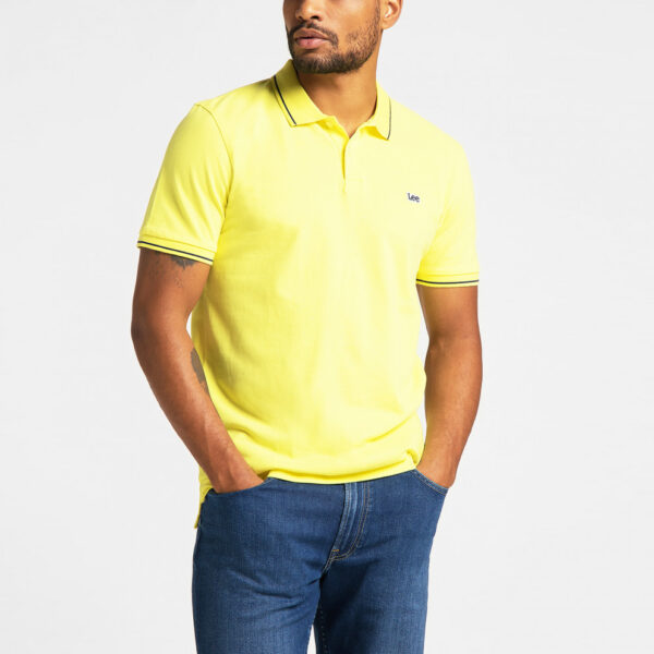 lee pique polo lemon