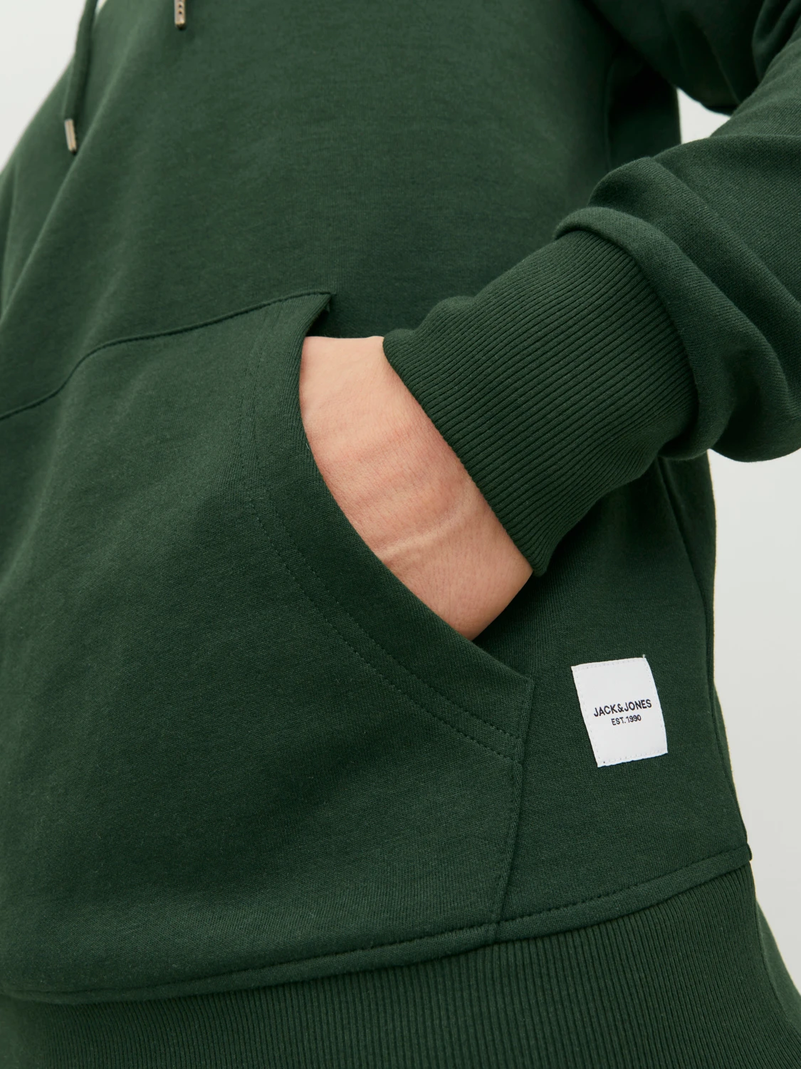 jackjones-plainhoodie-green argiropoulos